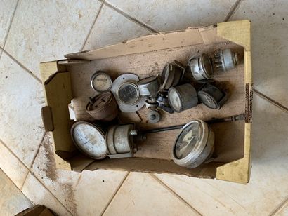 Lot of various on-board instruments.