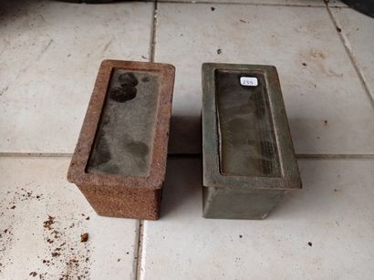 Pair of armor optics.