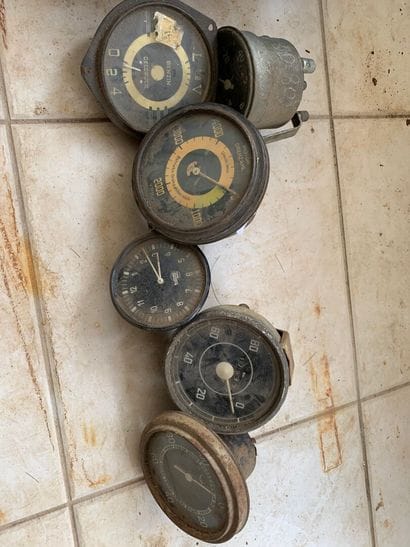 Batch of various meters.