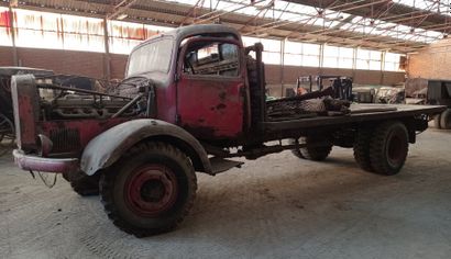 Mercedes flatbed truck, model L 4500 A, 4...