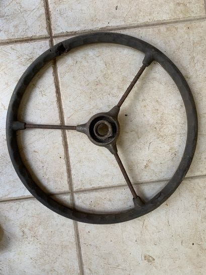 Volkswagen steering wheel.