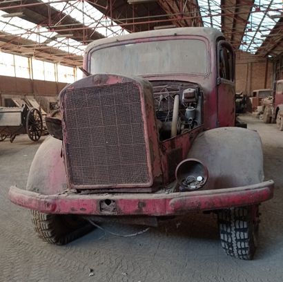 Mercedes flatbed truck, model L 4500 A, 4...