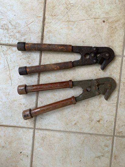Set of 2 pioneer shears, small models.