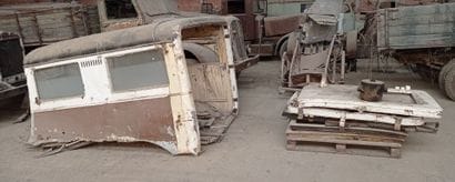 Remaining KHD (Klöckner-Humboldt-Deutz) flatbed...