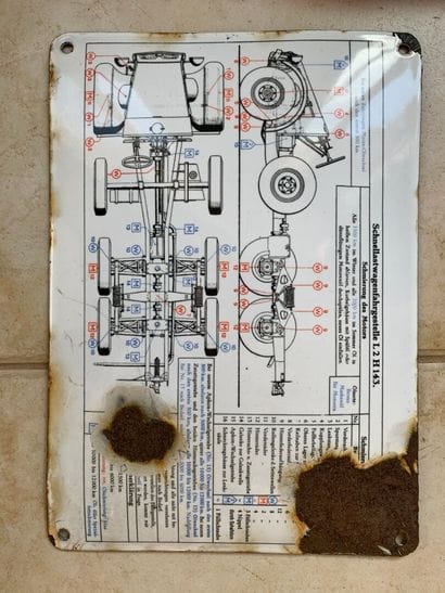 Schéma de graissage pour Kupp Protze. (accidents...