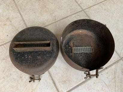 Pair of light shutters, René Cordier brand,...