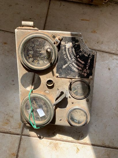 French tank dashboard.
