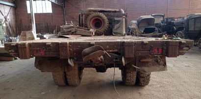 Mercedes flatbed truck, model L 4500 A, 4...