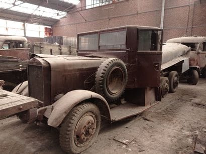 Mercedes tanker truck, military model G3,...