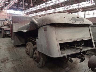Mercedes tanker truck, military model G3,...