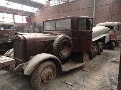 Mercedes tanker truck, military model G3,...
