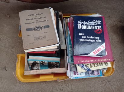 Lot de livres, revues, manuels et divers...