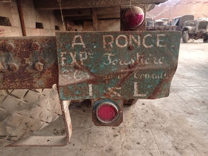 Mercedes flatbed truck, model L 4500S, was...