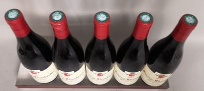 5 bouteilles GEVREY CHAMBERTIN 