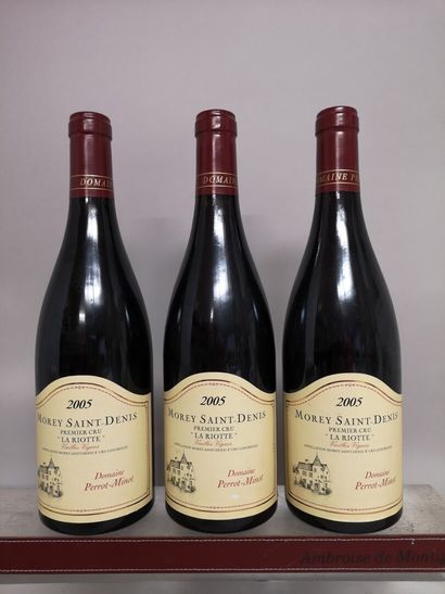 3 bouteilles MOREY SAINT DENIS 1er cru 
