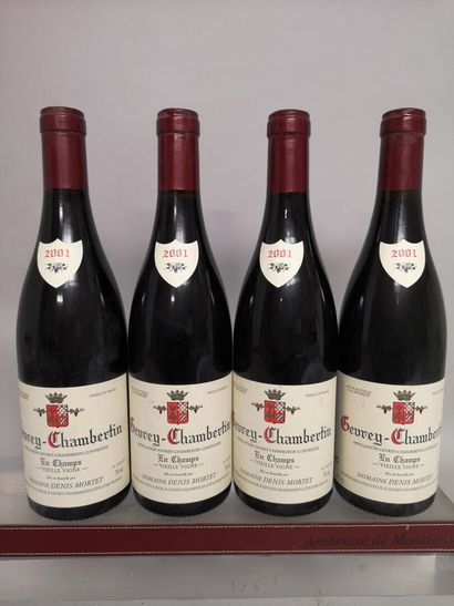 4 bouteilles GEVREY CHAMBERTIN 
