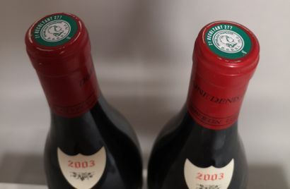 2 bouteilles GEVREY CHAMBERTIN 1er Cru 