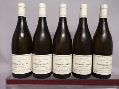 5 bouteilles MEURSAULT 1er Cru 