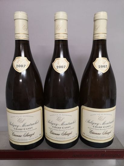 3 bouteilles PULIGNY MONTRACHET 1er Cru 