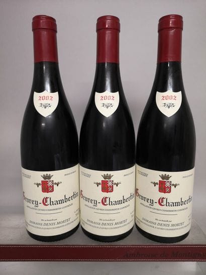 3 bouteilles GEVREY CHAMBERTIN - Domaine...