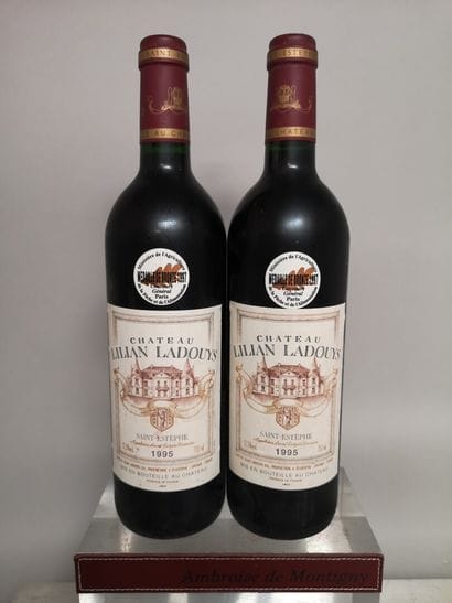 2 bottles Château LILIAN LADOUYS - Saint...