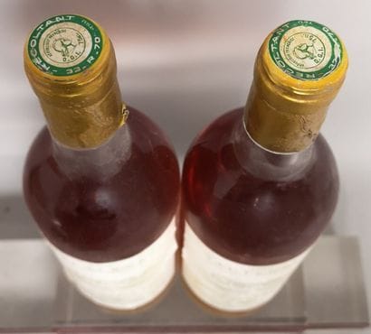 2 bottles Château HAUT BERGERON - Sauternes...