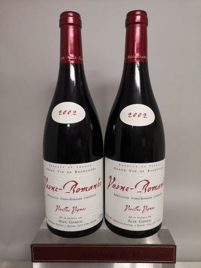 2 bouteilles VOSNE ROMANEE 