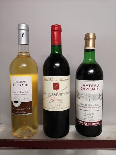 21 bottles BORDEAUX DIVERS including : 

12...