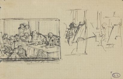 
Léon LHERMITTE (1844-1925)




Scène de...