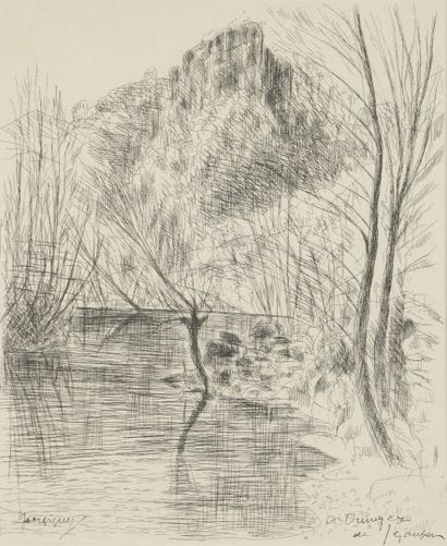 André DUNOYER de SEGONZAC (1884-1974) 

Bords...