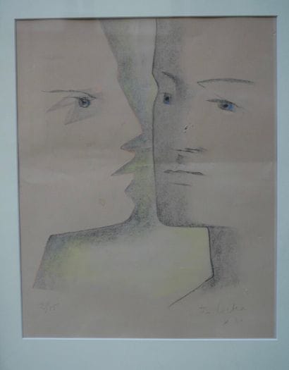 Jean COCTEAU (1889-1963)

Profils

Lithographie.

Signée...