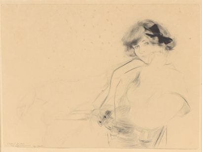 Edgar CHAHINE (1874-1947) 

La Belle Rita,...