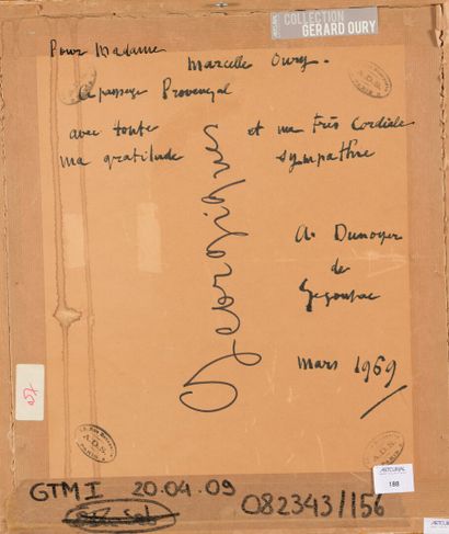 André DUNOYER de SEGONZAC (1884-1974) 

Bords...