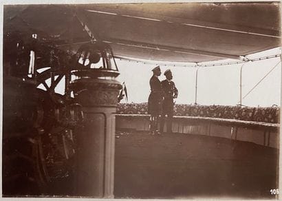 Officer on board the cruiser Wilhelm Weid

EXPEDITION...