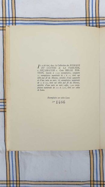 LA VARENDE (Jean de). Eaux vives, Les manants...