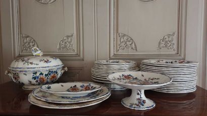 Service GIEN modèle Coq, vers 1900

17 assiettes...