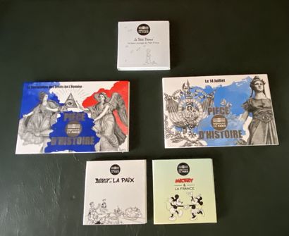 Silver coins - Monnaie de Paris

Lot of five...