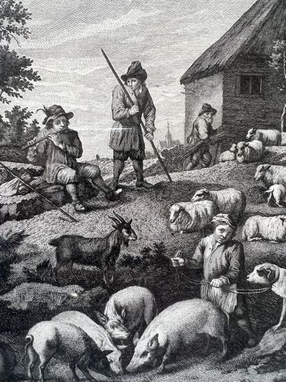 After David II TENIERS (1610-1690), engraved...