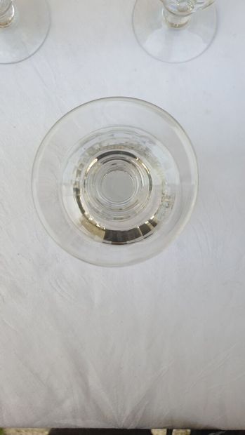 
Part of service of glasses 1930 with round...