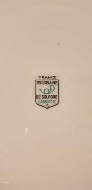 SOLOGNE, circa 1950

Porcelain banche net...