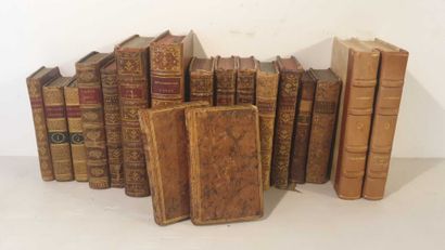 Set of 18 books of the XVIIIth, XIXth and...