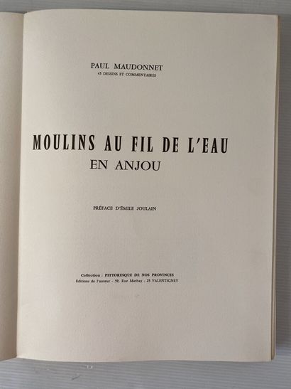 MAUDONNET (Paul). Mills along the water in...