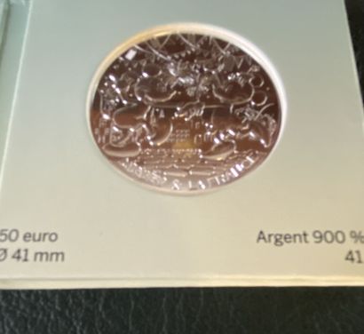Silver coins - Monnaie de Paris

Lot of five...