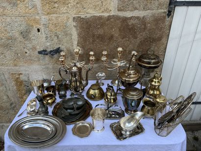 MANNETTE of silver plated metal, pewter and...