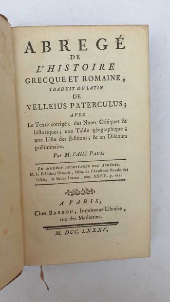 Set of 18th and 19th century books on education,...