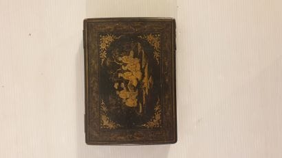 Set of three wooden boxes in the taste of...
