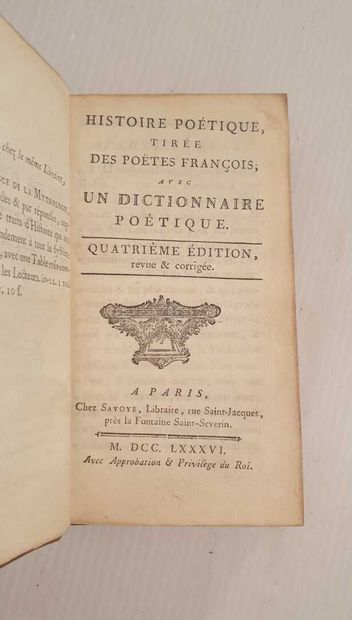 Set of 18 books of the XVIIIth, XIXth and...