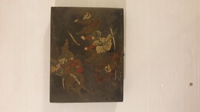 Set of three wooden boxes in the taste of...