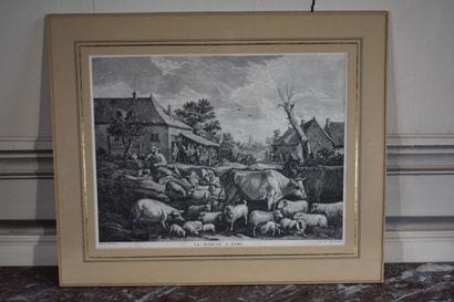 After David II TENIERS (1610-1690), engraved...