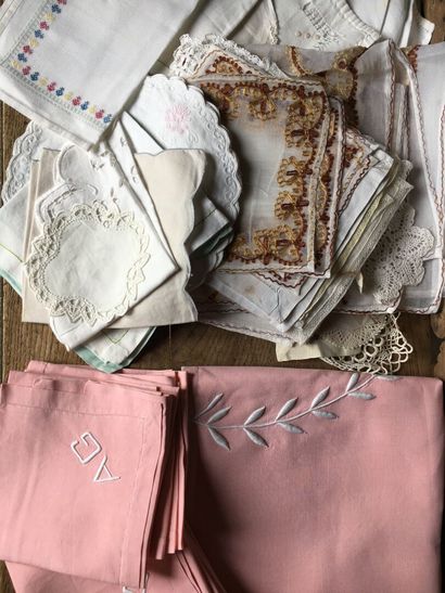 Lot de linge de maison